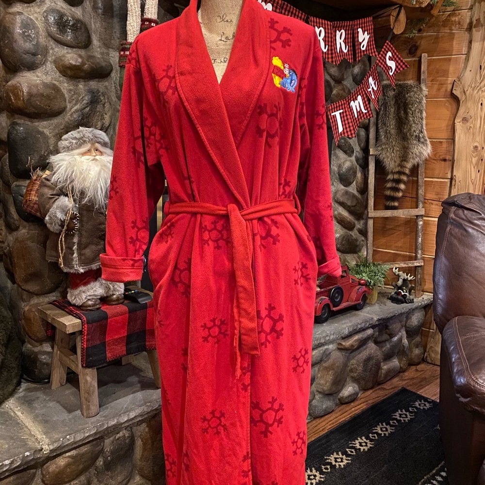 Vintage Disney Long Fleece Robe